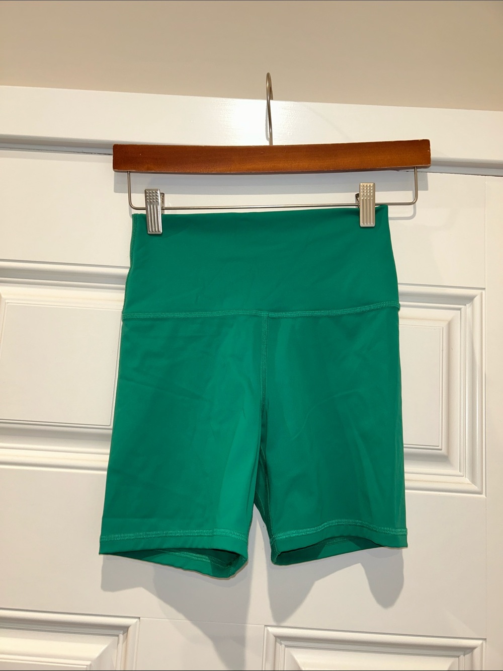 Gilly Hicks Emerald Green High-Waist Bike Shorts